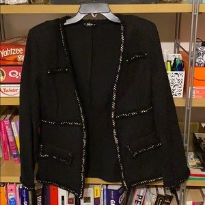 Black “Chanel-like” blazer